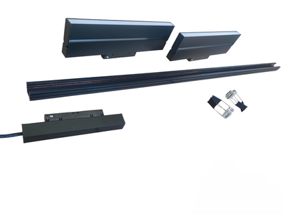 Magnetic Track Light 1 Meter 26mm with 2pcs 18W LED Foldable Flood 220V Warm White ( ILLUMIQ TERRA)