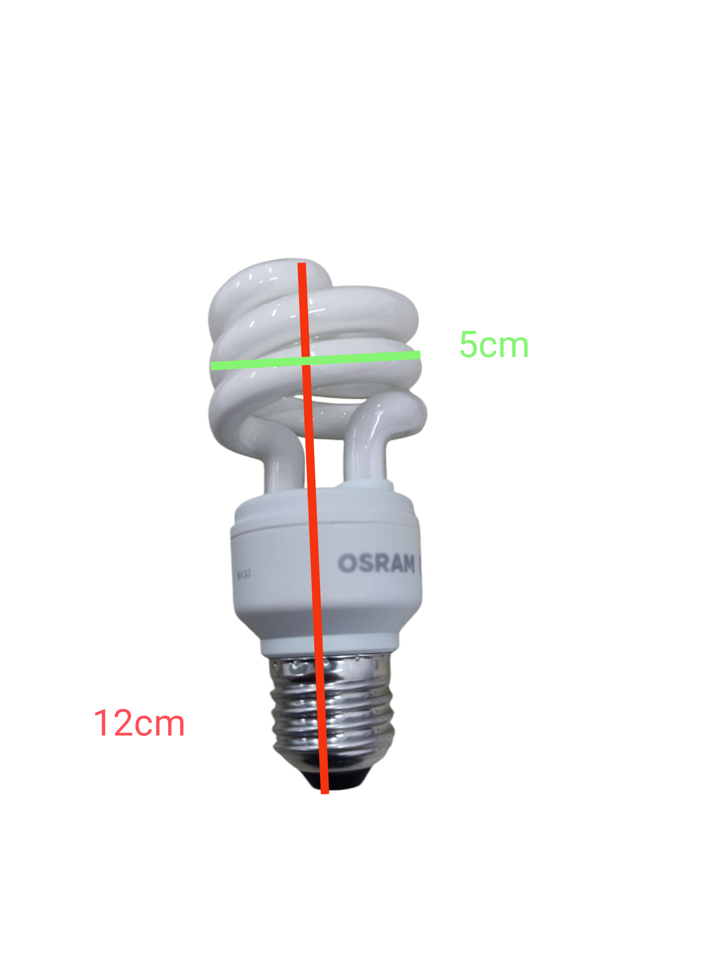 Osram 13W Warm White CFL E27 220V Spiral (Duluxstar Mini Twist)