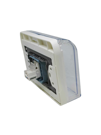 Grazen Weatherproof Cover with 1 Gang LAN Outlet WC-019-W+GW-017