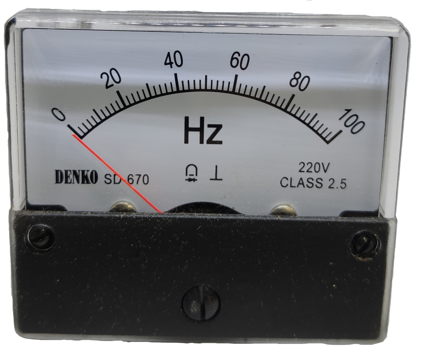 Denko Panel Meter 100Hz AC 60 x 70mm