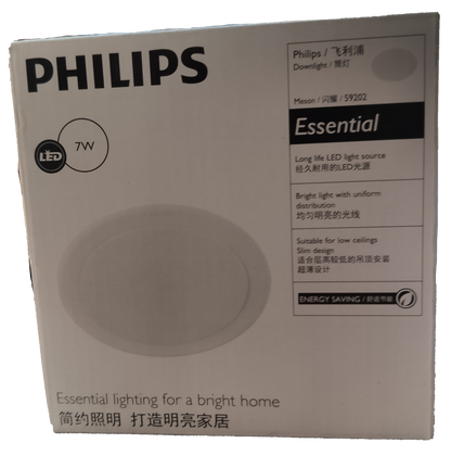 Philips LED Downlight 7W 220V Warm White (4.7") Philips Downlight 59202 Meson