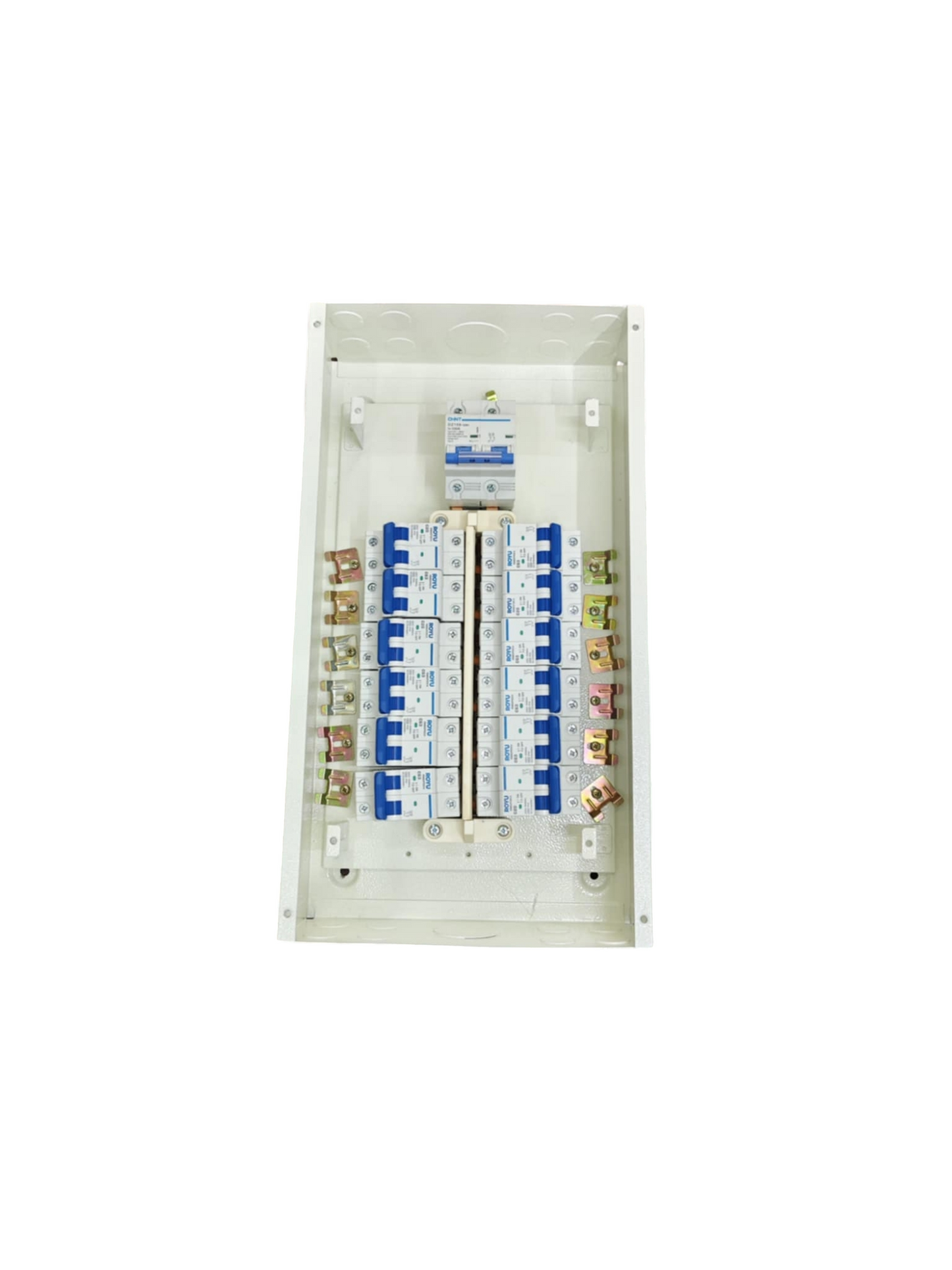 Panel Board 80A 2Pole Main Chint Miniature Circuit Breaker Metal with 12 Branches 2 Pole Royu