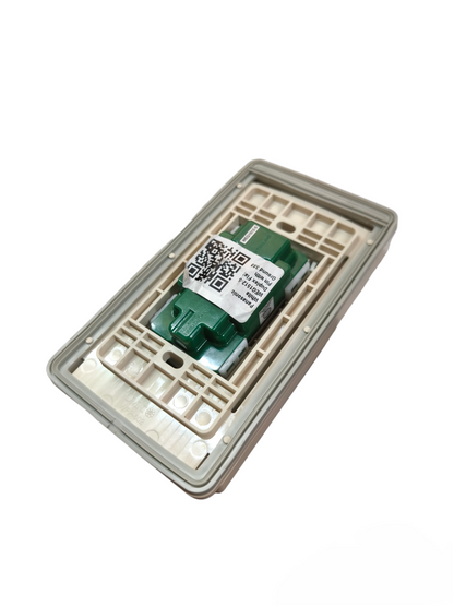 Panasonic & Omni Weatherproof Duplex Flat Pin Outlet 15A 250V with Plate WPP-602/WEG6803W-1/WEG1512-5