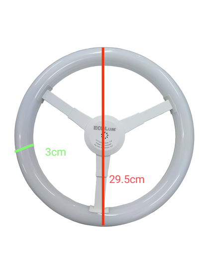 Ecolum 18W LED Circular Lamp E27 220V Daylight 6500K CCT118DL