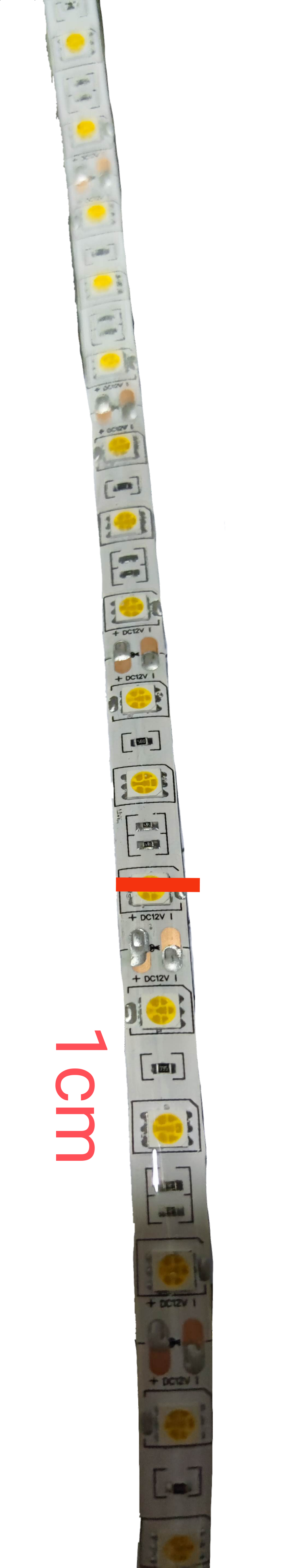 LED Strip Light with Protective Cover 12V DC 5 Meters Per Roll for Cove Lighting Daylight 6500K