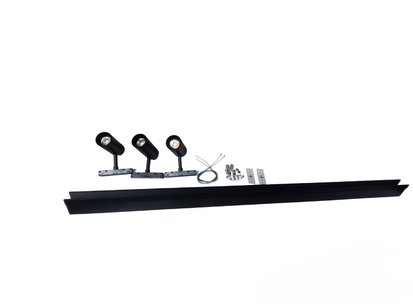 ILLUMIQ TERRA LED Magnetic Track Light 1 Meter 50mm with 3pcs 12W LED Spot Track Light Cool White 4000K 220V