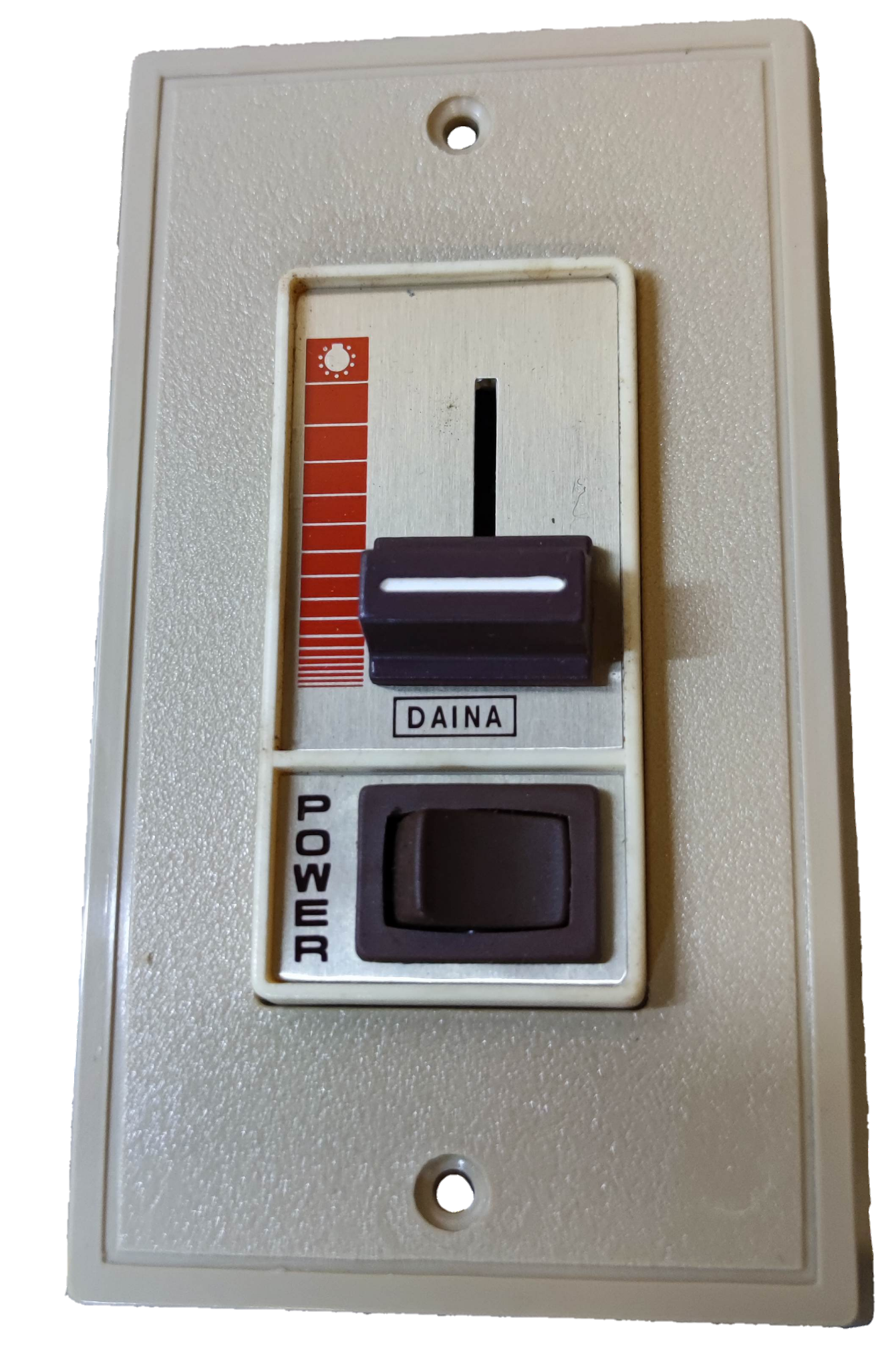 China-made 1500W dimmer switch 220V with power button and adjustable slider for light control