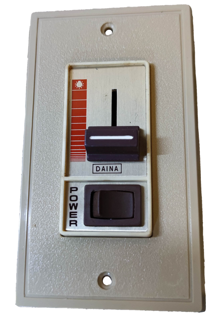China-made 1500W dimmer switch 220V with power button and adjustable slider for light control