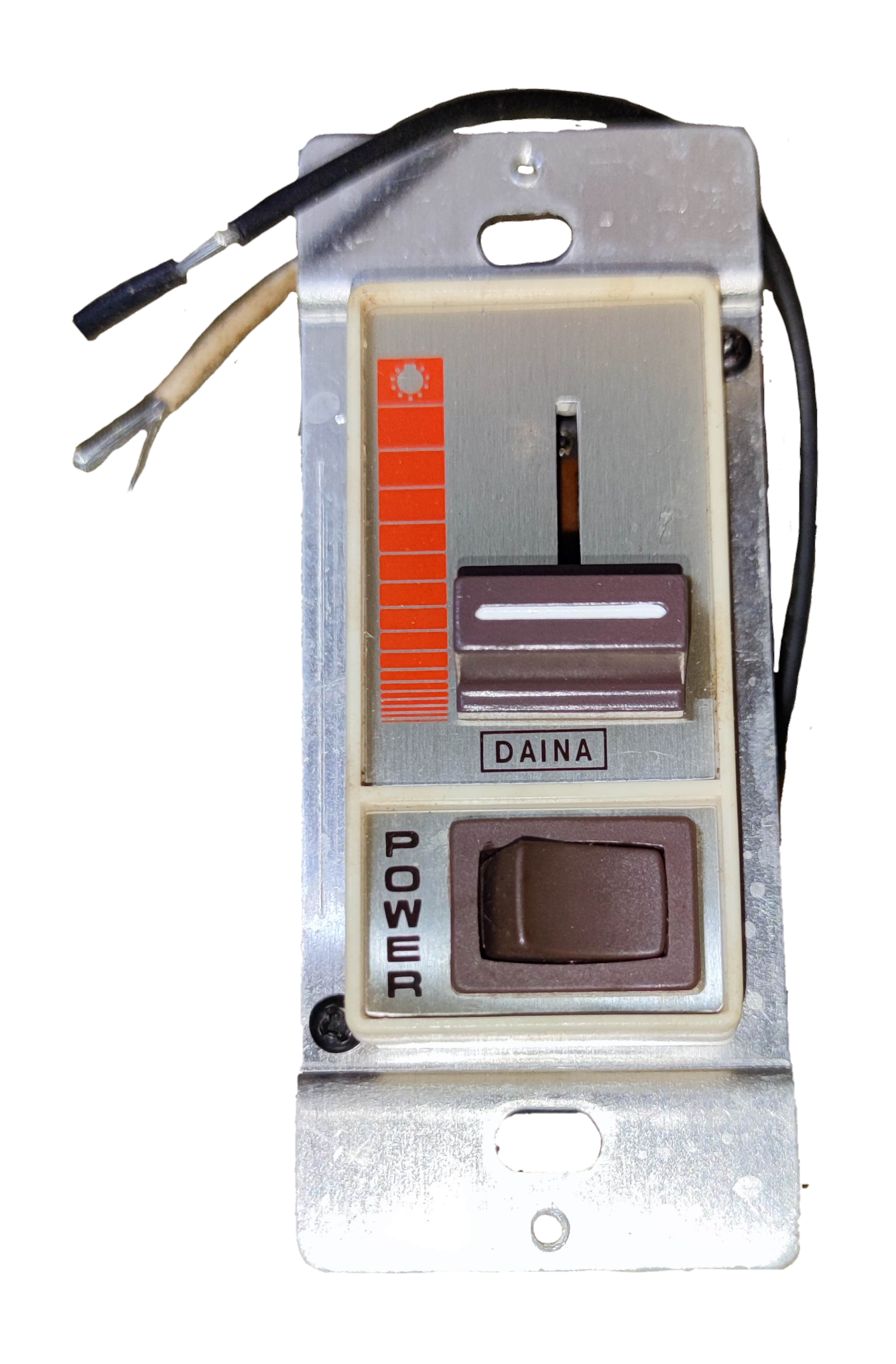 China made 1500W dimmer switch 220V with power button and adjustable slider control