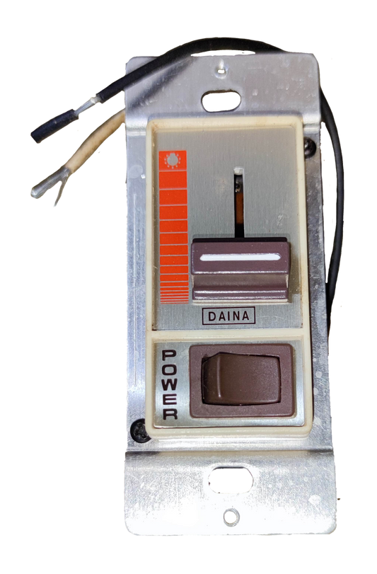 China made 1500W dimmer switch 220V with power button and adjustable slider control