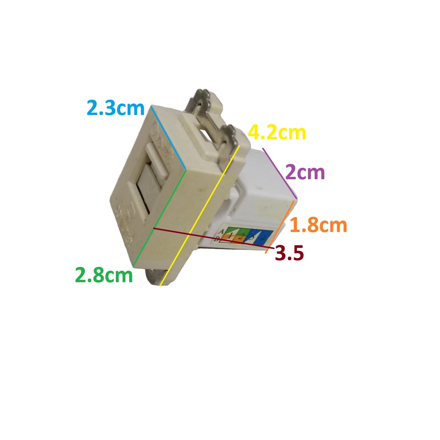 Omni Computer Modular Outlet , Data Outlet , Lan Outlet Classic Series WEC-303