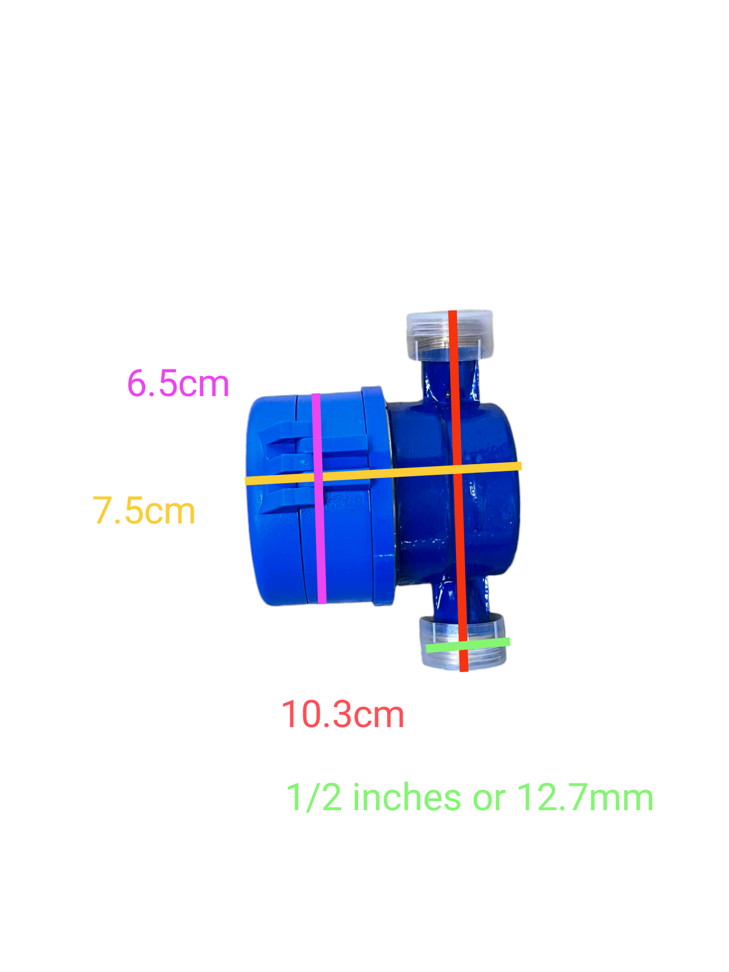 Meco Water Meter 1/2 Inches or 12.7mm