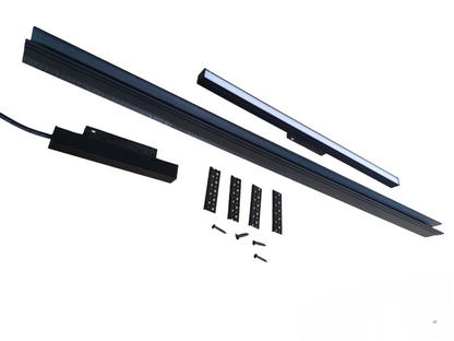 ILLUMIQ TERRA Magnetic Track Light 1 Meter 50mm with 1pc 24W LED Flood Track Light 220V Daylight 6500K