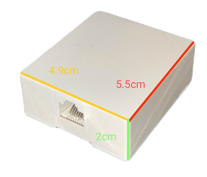 RJ45 Modular Box LAN 8C