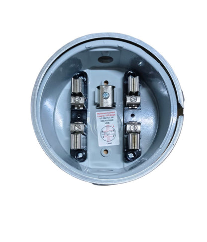Citrtech Round Meter Base 3/4", Electrical Meter Base, KWH Meter Base