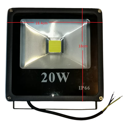20W LED Flood Light 220V Daylight 6500K IP66