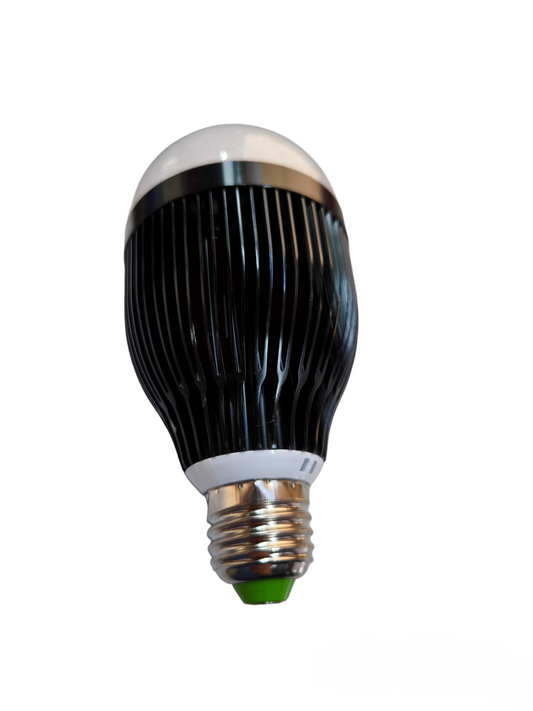 Denko LED bulbs for sale black heat sink LED light bulb with silver base