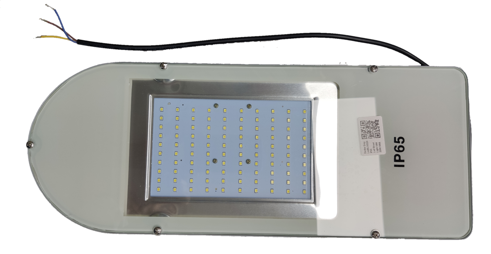 Denko LED street light 220V daylight 50W with durable design for outdoor illumination