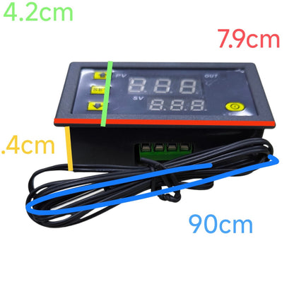 Digital Thermostat Controller 220V -50 to 130 Degrees Celsius, Hot or Cold Normally Open / Normally Close W3230