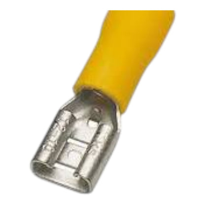 Terminal Lugs Connector Type for 5.5mm Wire 10mm with Insulation Head Female, 10PCS
