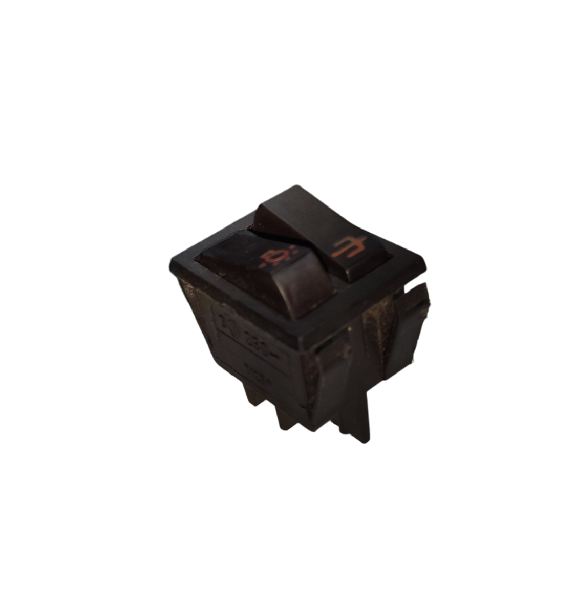 Electx Electrical Supply Dual Double Switch 3A 250V black power point switch with two toggles