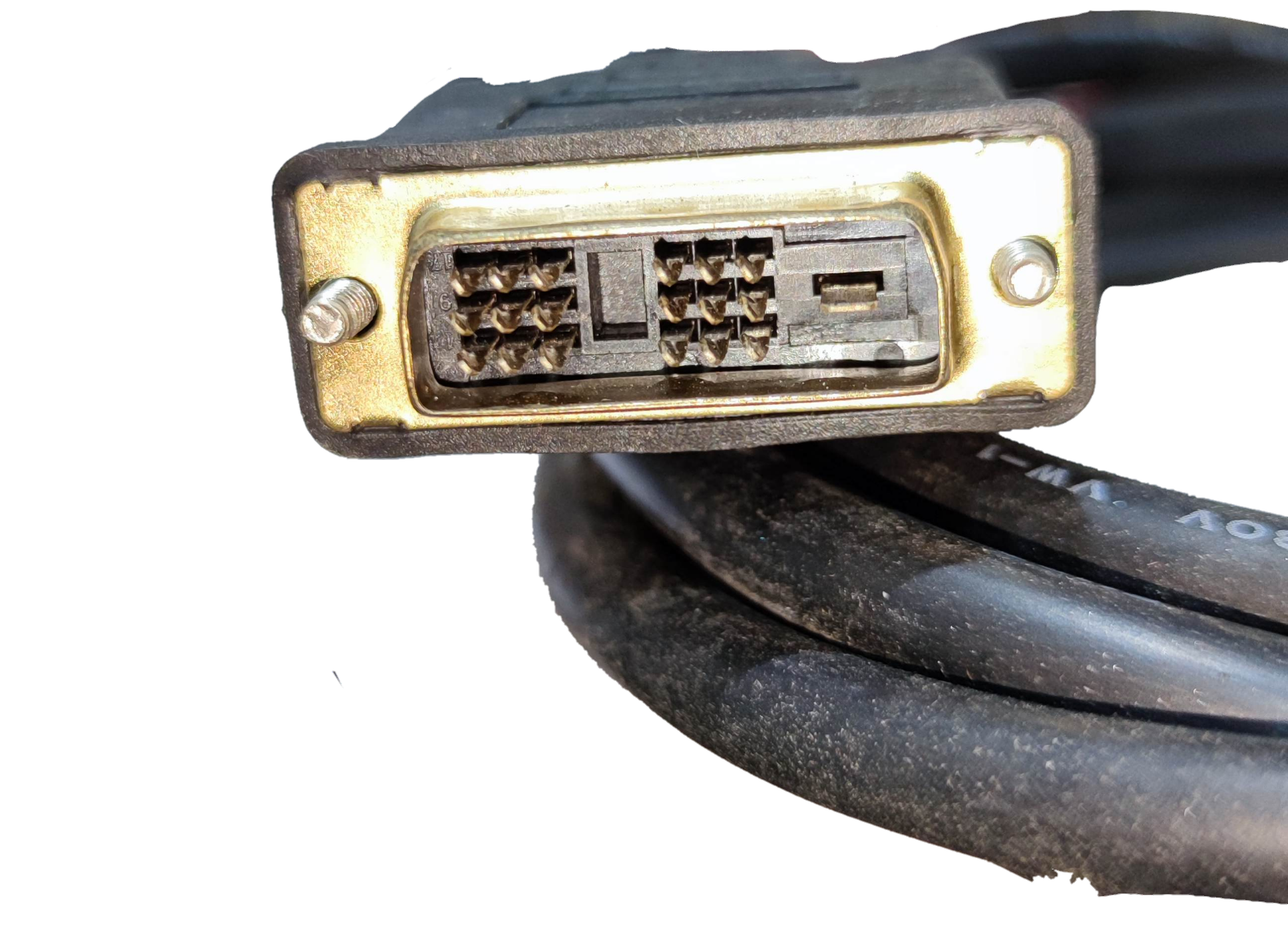 DVI to DVI Cord Connectors with Gold-Plated Pins for Reliable Signal Transmission