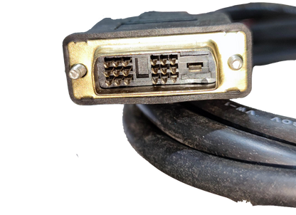 DVI to DVI Cord Connectors with Gold-Plated Pins for Reliable Signal Transmission