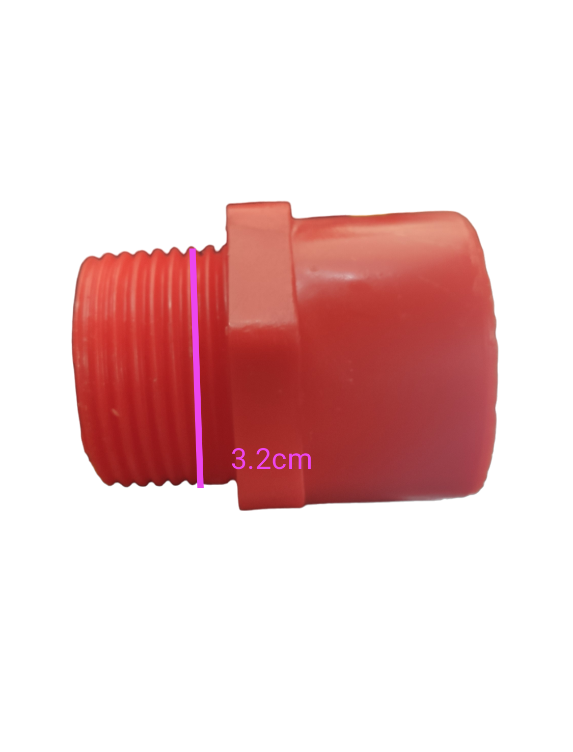 PVC Male Adaptor Available in 1/2",  3/4", 1", 1 1/4", 1 1/2" , 2" 3" 4" For Electrical PVC Conduits