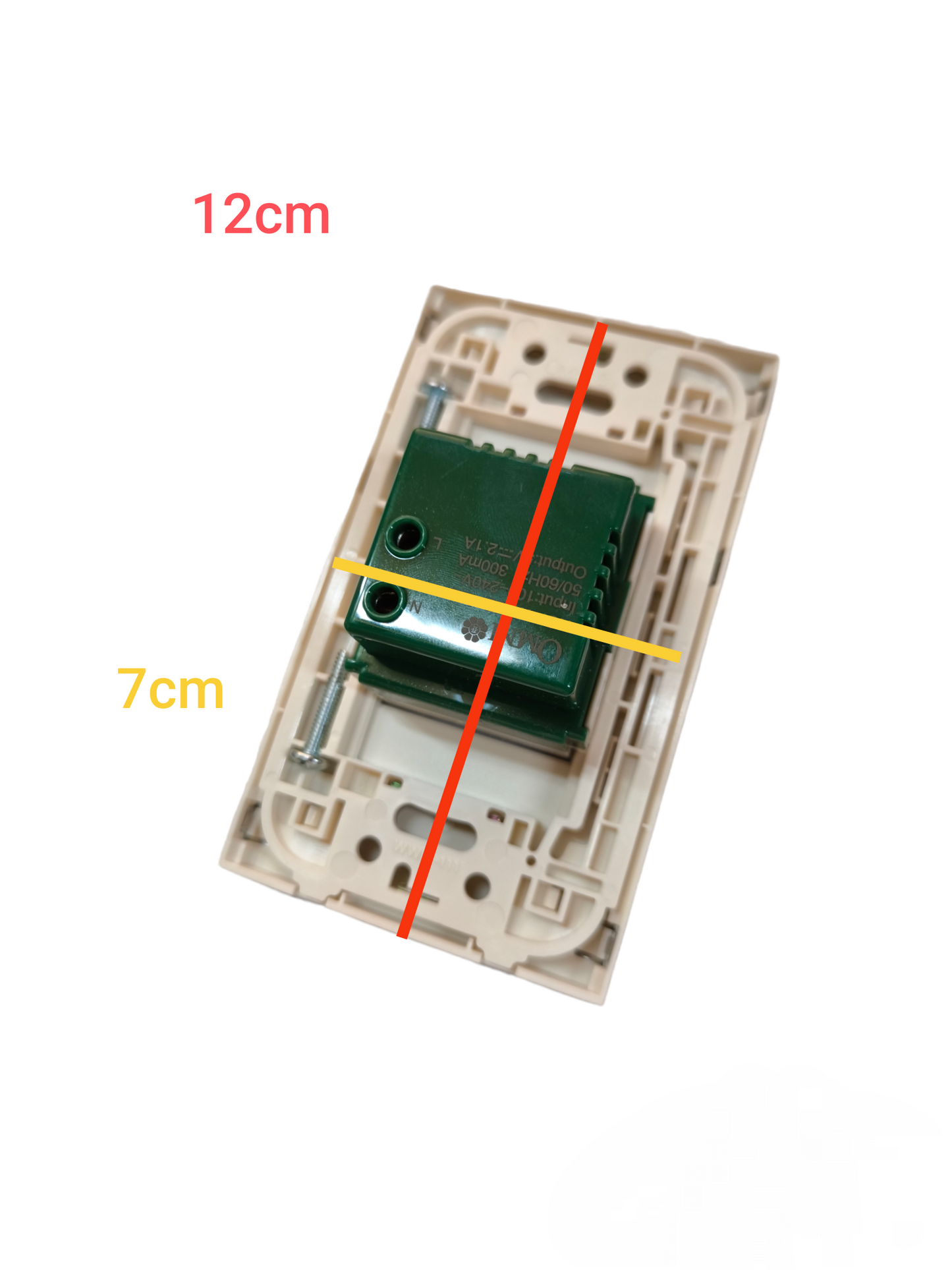 Omni USB Outlet 2 Gang Center Device WWP-111S+WUSB-002