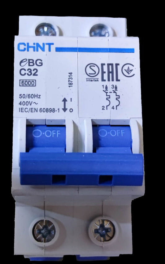Chint Miniature Circuit Breaker 6KAIC 250V, Circuit Breakers