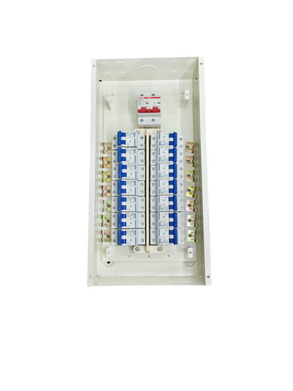 Panel Board 80A 2Pole Main (Himel) with 14 Branches 2Pole Miniature Circuit Breaker (Royu)