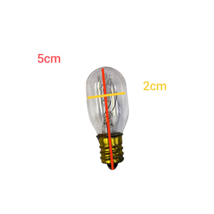 E12 refrigerator bulb 15W 240V with clear glass design for efficient lighting in fridges