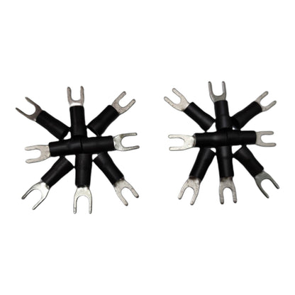Y Terminal With Insulation 5.5mm wire 5mm Y Size 10PCS, Y Terminal 5.5mm YBB-8