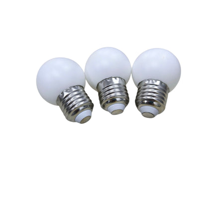 Denko E27 daylight white LED bulb 6500K in a pack of three for bright lighting solutions