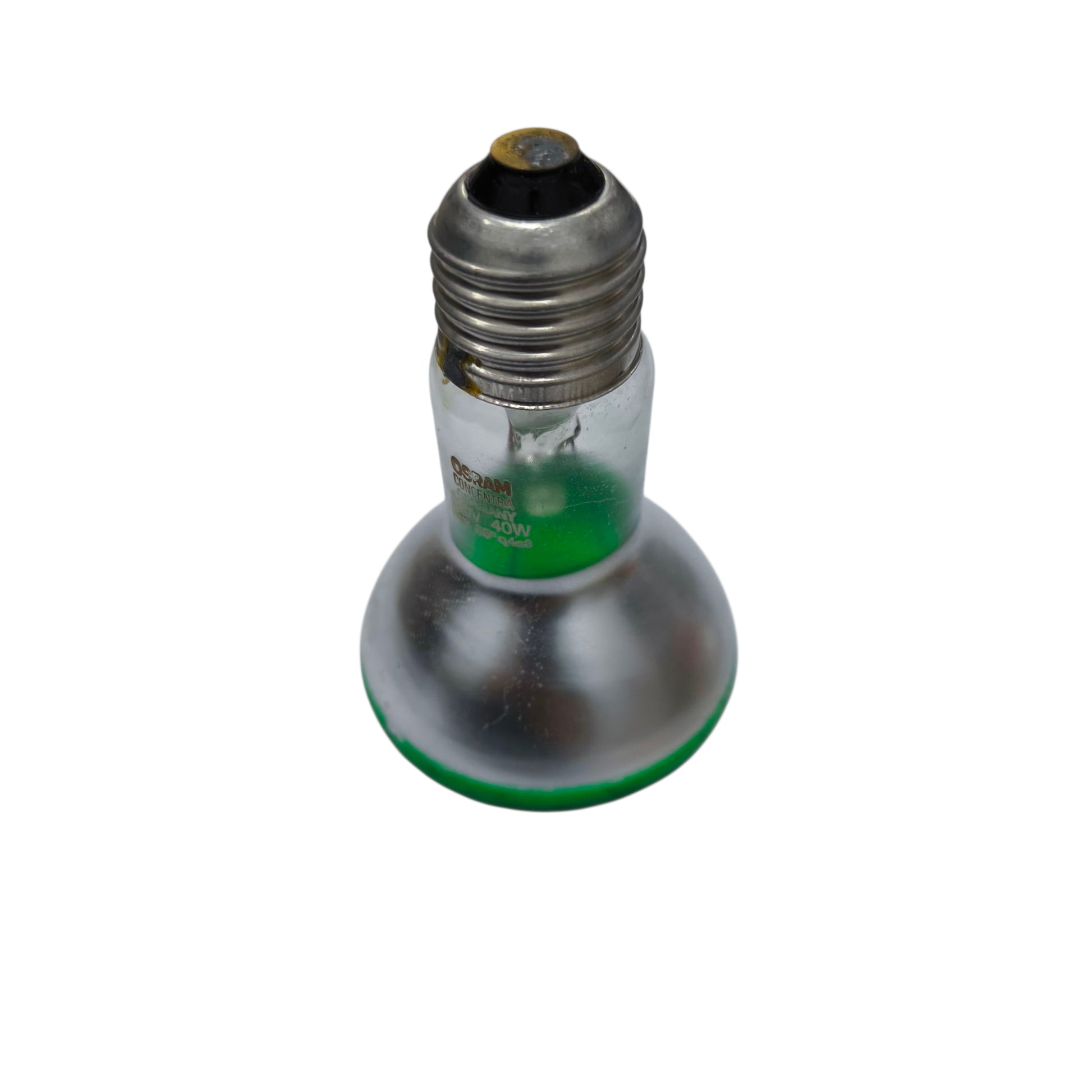 Osram E27 green disco lamp 220V with a rounded design for vibrant lighting effects