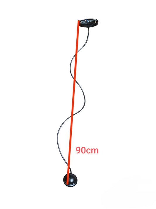 Biglite 90cm black E27 hanging socket with wire and adapter for lighting fixtures