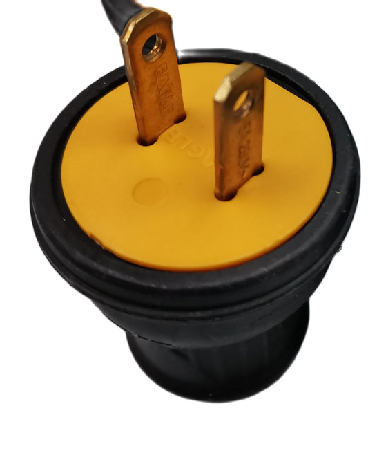 Eagle Heavy Duty Plug 2 prong 10A 220V, Rubber Plug 10A 220V