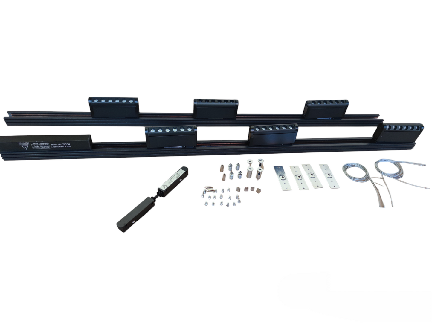 ILLUMIQ TERRA LED Magnetic Track Light 2 Meters 26mm Magnetic Track with 6pcs 6W LED Rotary Grille Track Light 220V Cool White 4000K Series 20