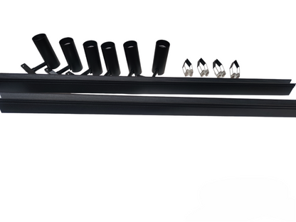 ILLUMIQ TERRA LED Magnetic Track Light 2 Meters 50mm with 6pcs 12W LED Spot Track Light Cool White 4000K 220V Series 20