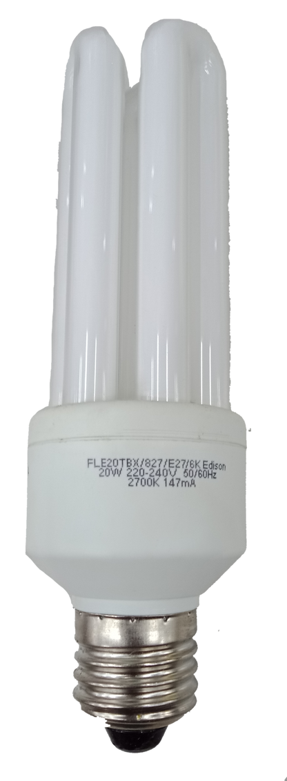 GE 20W CFL E27 220V 3U Economizer Warm White