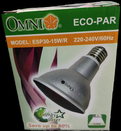 Omni Par 30 15W Red CFL E27 220V