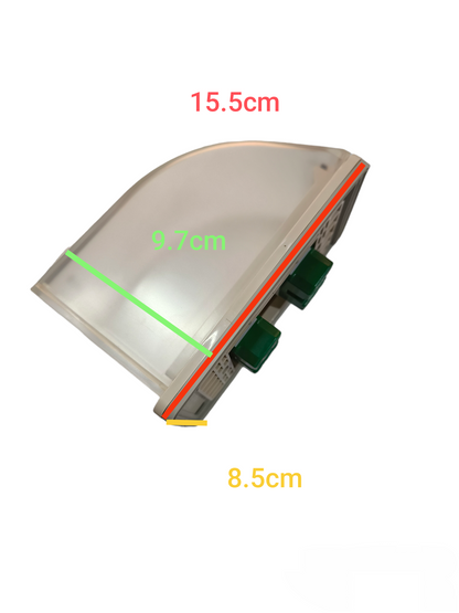 Omni Weatherproof 2 Gang Flat Pin Outlet 15A 250V with Stainless Plate WPP-605+WWP-112S+(WWR-200x2)