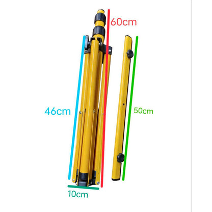 Flood Light Stand 2 Meter 2Head, Flood Light Tripod, Telescopic Tripod Stand ONLY