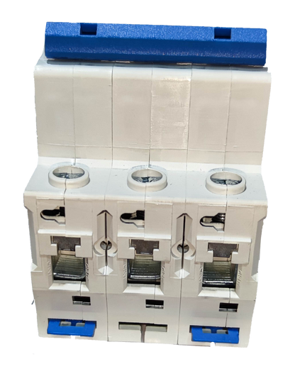 Chint 10A 3Pole Miniature Circuit Breaker 4.5KAIC 220V 3Phase MCB EB3PC104.5KA