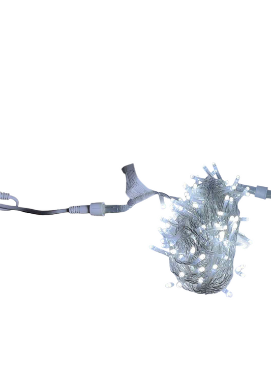 Firefly LED Christmas Light / String Light 150 LED Light Bulbs 10 Meters Steady only Warm White Transparent White Wire ( Indoor/ Outdoor use ) Firefly