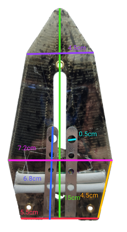 Eagle 550-600W iron heating element with detailed dimensions for personal care appliance use