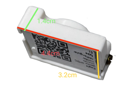 Eagle Starter Holder SH2-C compact design with QR code and dimensions for lighting installation