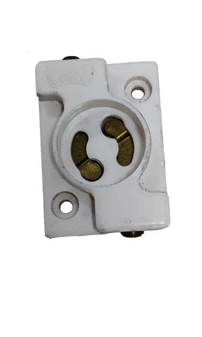 Eagle Starter Holder SH2-C White Lighting Installation Accessory with Brass Contacts