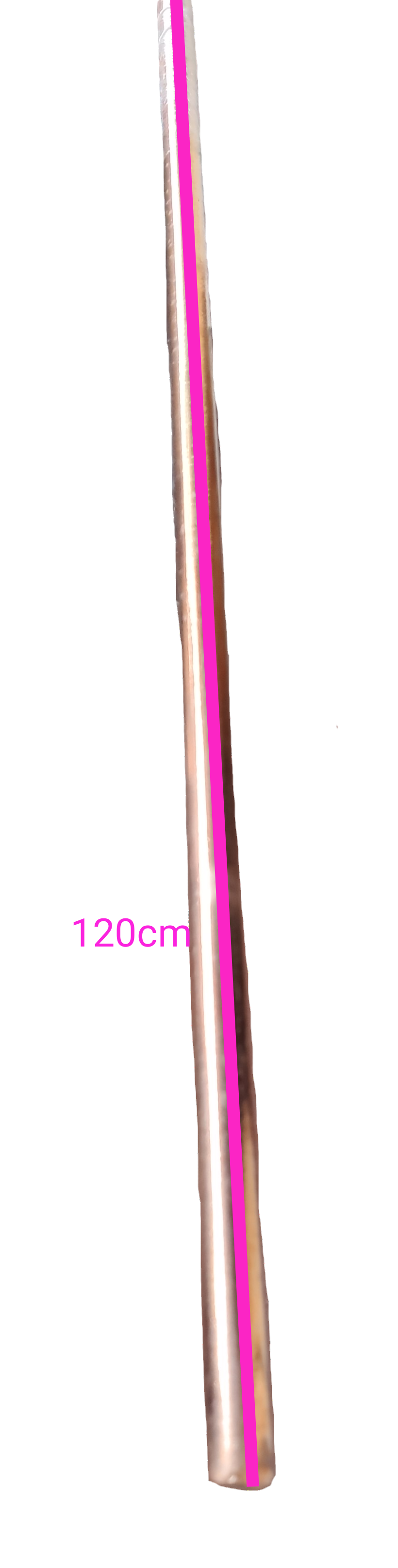 Local electrical 1 Meter grounding rod Copper Coated steel earthing rod 120 cm length