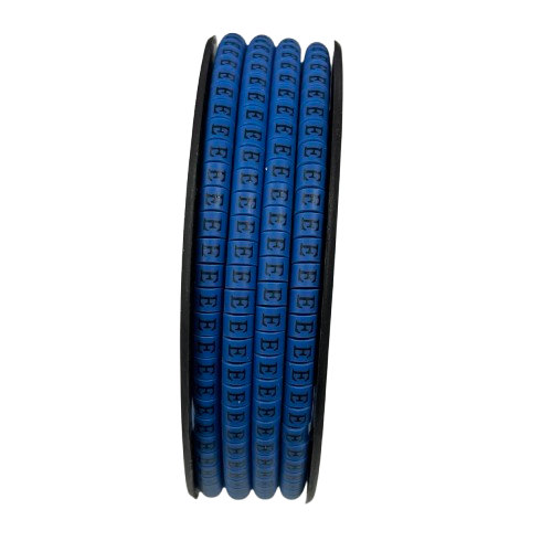 Grippes EC-1B cable markers 1000pcs in blue for effective cable organization